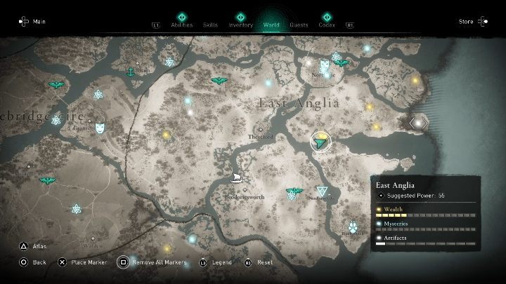You will find the mask in the south of Northwie - Assassins Creed Valhalla: Gear - East Anglia secrets, locations - East Anglia - Assassins Creed Valhalla Guide