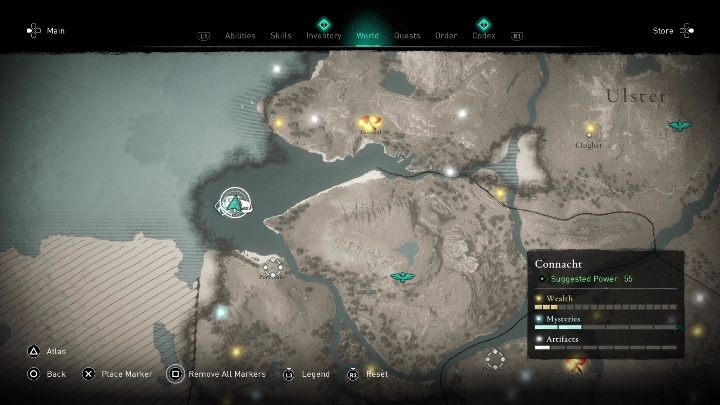 You will find this treasure hoard map on a small island in the northwestern part of the region - AC Valhalla Wrath of the Druids: Treasure Hoard Map - Connacht, secrets, locations - Connacht - Assassins Creed Valhalla Guide