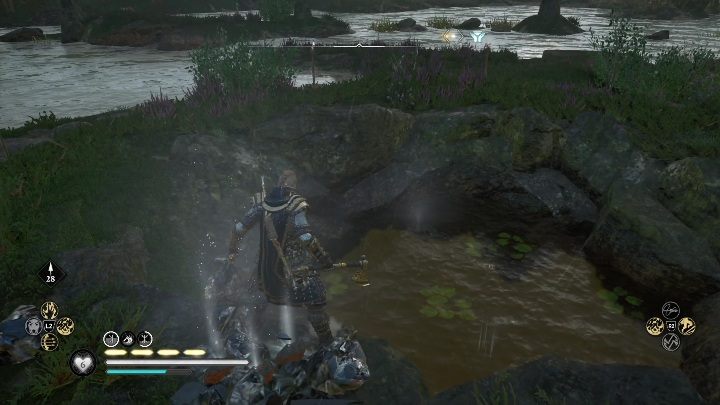 To get the blueprint, you must jump into the water and then explore the bottom - AC Valhalla Wrath of the Druids: Treasure Hoard Map - Connacht, secrets, locations - Connacht - Assassins Creed Valhalla Guide