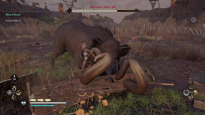 Your opponent's level is 449 - AC Valhalla Wrath of the Druids: Legendary Animal - Connacht, secrets, locations - Connacht - Assassins Creed Valhalla Guide