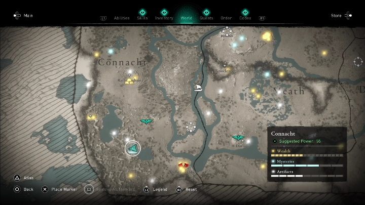 3 - AC Valhalla Wrath of the Druids: Trails of the Morrigan - Connacht, secrets, locations - Connacht - Assassins Creed Valhalla Guide