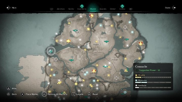 1 - AC Valhalla Wrath of the Druids: Lost Drengr - Connacht, secrets, locations - Connacht - Assassins Creed Valhalla Guide
