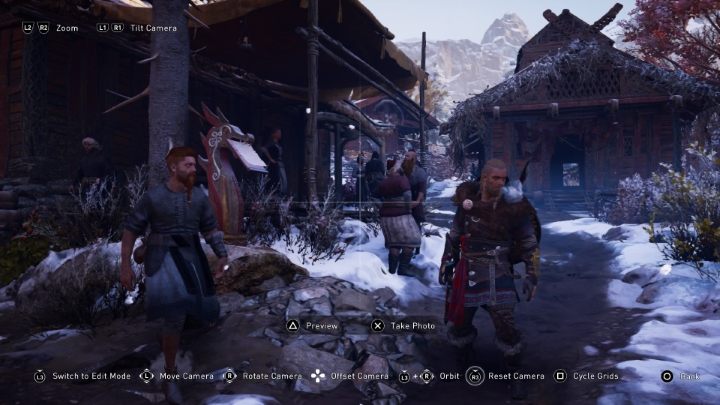 During the photo mode, the game time is stopped - Assassins Creed Valhalla: Photo mode - how to use it? - Appendix - Assassins Creed Valhalla Guide