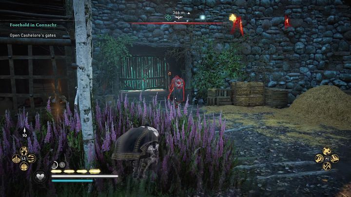 You don't have to kill all the enemies stationed in the fortress - AC Valhalla Wrath of the Druids: Foothold in Connacht - solution - Walkthrough - Assassins Creed Valhalla Guide