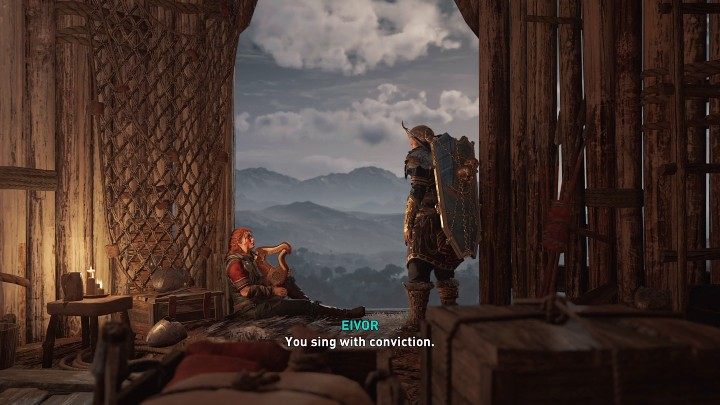 During the victory feast, Flann will ask you to find Ciara and tell her to start composing a song about her king's victory - AC Valhalla Wrath of the Druids: Foothold in Connacht - solution - Walkthrough - Assassins Creed Valhalla Guide