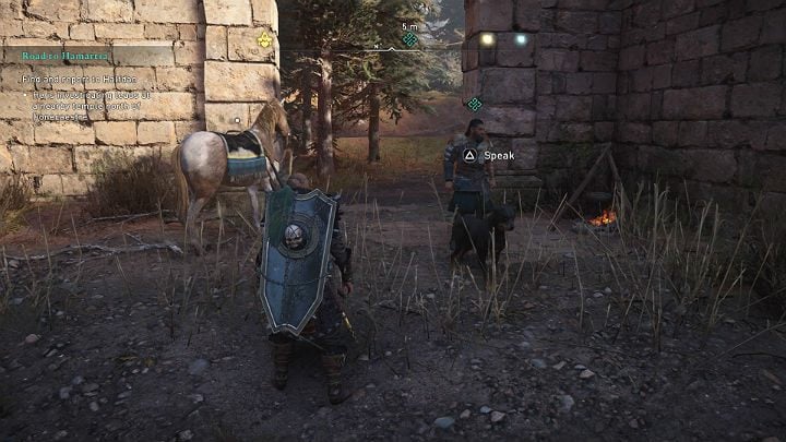Go to a nearby temple, north of Donecaestre, to talk to Halfdan - Assassins Creed Valhalla: Road to Hamartia - walkthrough - Eurvicscire - Assassins Creed Valhalla Guide