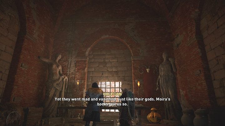 After the jarl joins Eivor, search for a red door in the further part of the corridor - Assassins Creed Valhalla: Road to Hamartia - walkthrough - Eurvicscire - Assassins Creed Valhalla Guide