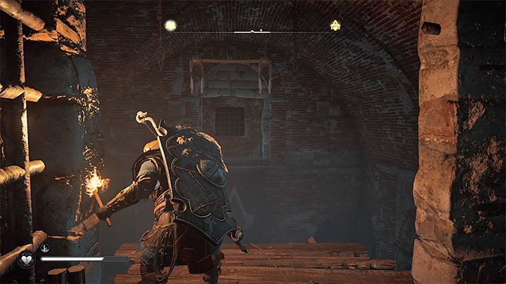 After finding yourself on the balcony, rotate 180 degrees - Assassins Creed Valhalla: Colcestre - Camulodunum Assassin Bureau - Hidden Ones Bureau - Assassins Creed Valhalla Guide