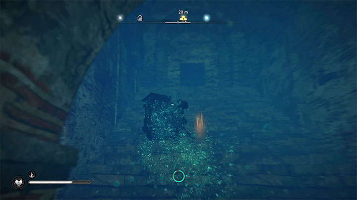 Take the second key from the main room of the hideout and return to the flooded chamber - Assassins Creed Valhalla: Colcestre - Camulodunum Assassin Bureau - Hidden Ones Bureau - Assassins Creed Valhalla Guide