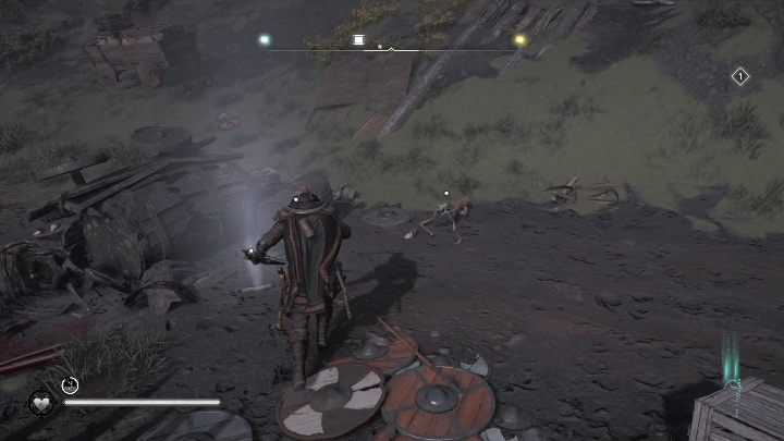 Your task is simply to reach the destroyed road - AC Valhalla Wrath of the Druids: Treasure Hoard Map - Meath, secrets, locations - Meath - Assassins Creed Valhalla Guide
