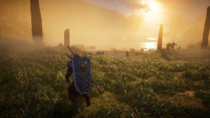 Once you hear the battle horn, go out through the giant gate and throw yourself into the battle together with all the other Vikings - Assassins Creed Valhalla: A Brothers Keeper - walkthrough - Hordafylke - Assassins Creed Valhalla Guide