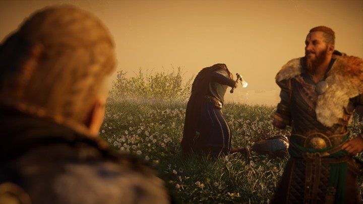 This time, the end of the battle Eivor will see a figure confusingly similar to his father - Assassins Creed Valhalla: A Brothers Keeper - walkthrough - Hordafylke - Assassins Creed Valhalla Guide