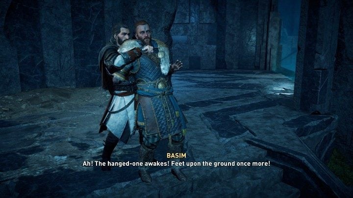 You will wake up in a chapel and notice that Basim has appeared on the scene, holding Sigurd hostage - Assassins Creed Valhalla: A Brothers Keeper - walkthrough - Hordafylke - Assassins Creed Valhalla Guide