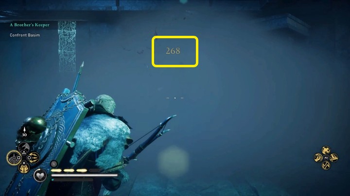 Ranged weapons work great in the first phase of the battle, especially when used in tandem with the Focus of the Nornir ability to slow down time - Assassins Creed Valhalla: A Brothers Keeper - walkthrough - Hordafylke - Assassins Creed Valhalla Guide