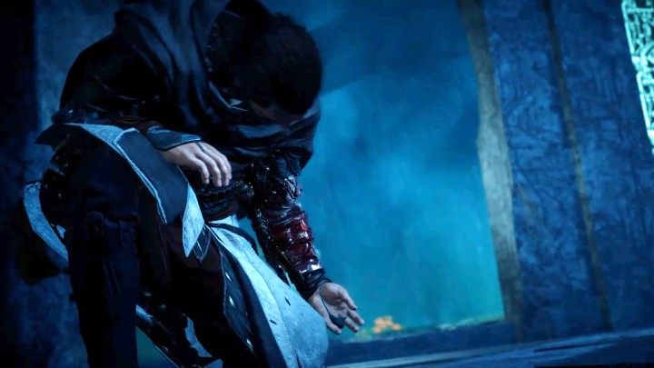 After a long fight you'll finally be able to overpower Basim, and when he gets down on one knee you'll be able to perform a Stun Attack, cutting his left forearm and removing his deadly weapon - the Hidden Blade - Assassins Creed Valhalla: A Brothers Keeper - walkthrough - Hordafylke - Assassins Creed Valhalla Guide