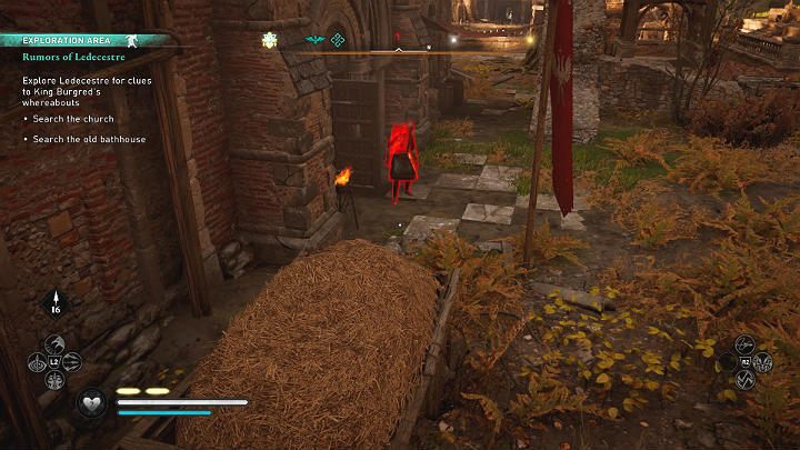 There will be two more soldiers inside - Assassins Creed Valhalla: Rumors of the Ledecestre walkthrough - Ledecestrescire - Assassins Creed Valhalla Guide