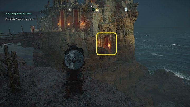As for a stealth approach, you can get to the fortress using the side entrance - Assassins Creed Valhalla: A Triumphant Return - walkthrough - Grantebridgescire - Assassins Creed Valhalla Guide