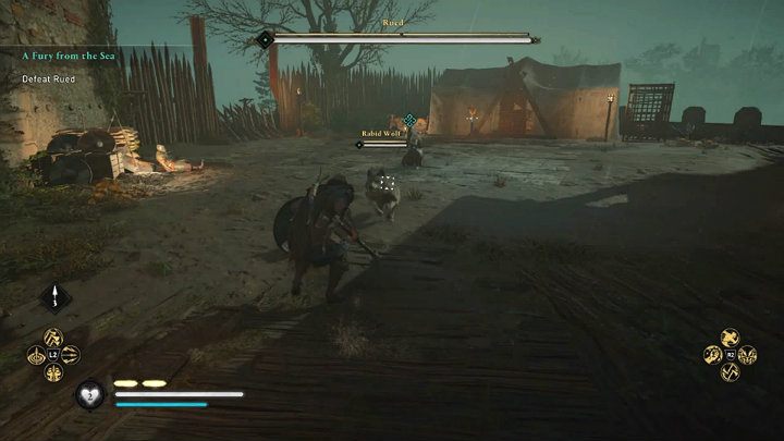 Rued, as befits a true Viking raider, will not fight fair - Assassins Creed Valhalla: Rued boss fight - how to win? - Bosses - Assassins Creed Valhalla Guide