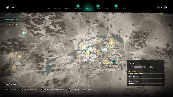 1 - Assassins Creed Valhalla: Flyting - Cent secrets, locations - Cent - Assassins Creed Valhalla Guide