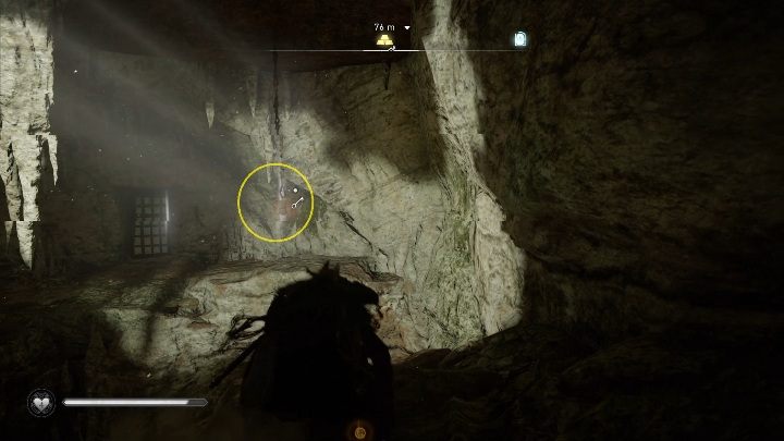 Go all the way down until you reach the cave - Assassins Creed Valhalla: Treasure of Britain - Cent, Secrets, Locations - Cent - Assassins Creed Valhalla Guide