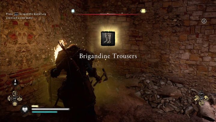 When you jump down to the lower floor you will find yourself in a small room with lots of stones and trash - Assassins Creed Valhalla: Gear - Cent, Secrets, Locations - Cent - Assassins Creed Valhalla Guide