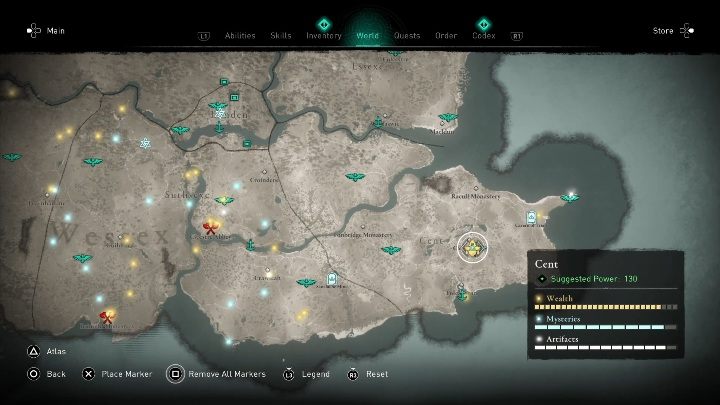 You will find this chest in the town of Centerbury - Assassins Creed Valhalla: Gear - Cent, Secrets, Locations - Cent - Assassins Creed Valhalla Guide