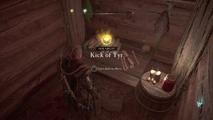 Usage: you push enemies and stun them for a few seconds - Assassins Creed Valhalla: Books of Knowledge - melee combat - map, locations - Secrets and collectibles - Assassins Creed Valhalla Guide