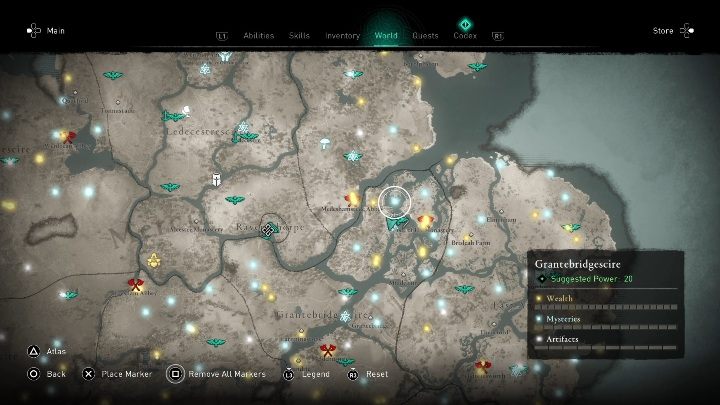 6 - Assassins Creed Valhalla: Roman artifacts - whole set - map, locations - Secrets and collectibles - Assassins Creed Valhalla Guide