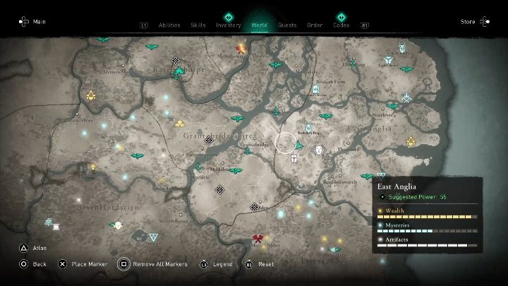 10 - Assassins Creed Valhalla: Roman artifacts - whole set - map, locations - Secrets and collectibles - Assassins Creed Valhalla Guide