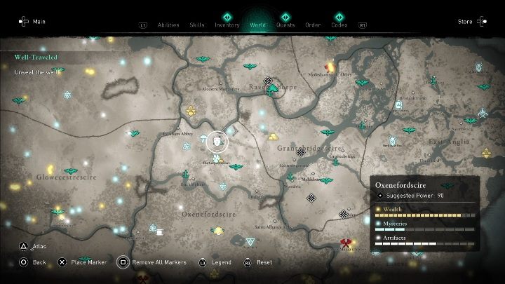 14 - Assassins Creed Valhalla: Roman artifacts - whole set - map, locations - Secrets and collectibles - Assassins Creed Valhalla Guide