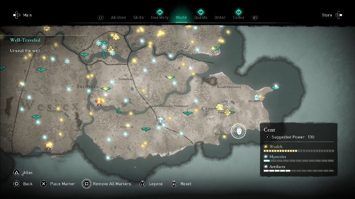20 - Assassins Creed Valhalla: Roman artifacts - whole set - map, locations - Secrets and collectibles - Assassins Creed Valhalla Guide