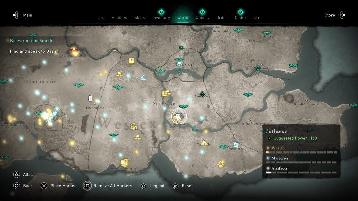 24 - Assassins Creed Valhalla: Roman artifacts - whole set - map, locations - Secrets and collectibles - Assassins Creed Valhalla Guide