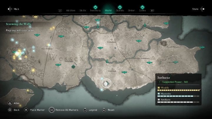 25 - Assassins Creed Valhalla: Roman artifacts - whole set - map, locations - Secrets and collectibles - Assassins Creed Valhalla Guide