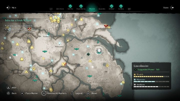 30 - Assassins Creed Valhalla: Roman artifacts - whole set - map, locations - Secrets and collectibles - Assassins Creed Valhalla Guide