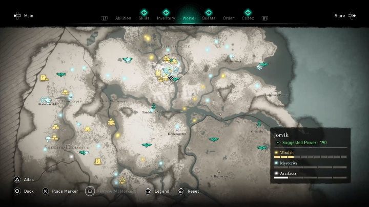 36 - Assassins Creed Valhalla: Roman artifacts - whole set - map, locations - Secrets and collectibles - Assassins Creed Valhalla Guide