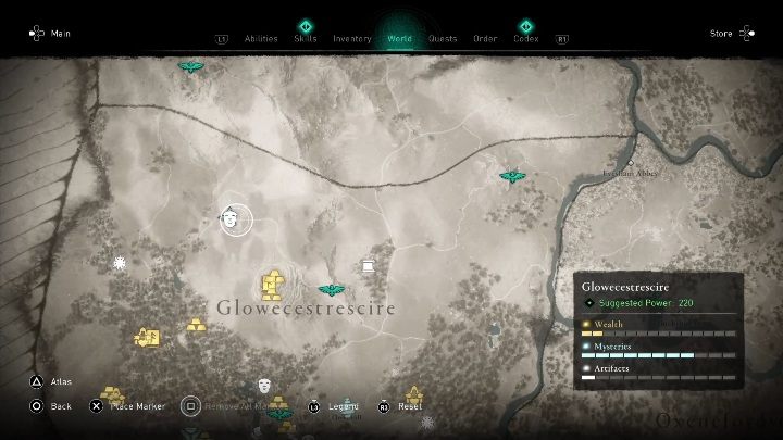 42 - Assassins Creed Valhalla: Roman artifacts - whole set - map, locations - Secrets and collectibles - Assassins Creed Valhalla Guide