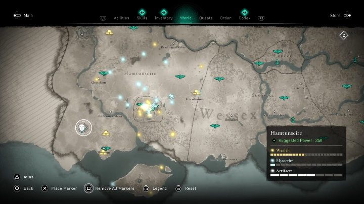 48 - Assassins Creed Valhalla: Roman artifacts - whole set - map, locations - Secrets and collectibles - Assassins Creed Valhalla Guide