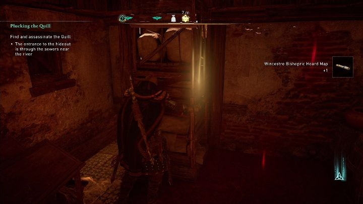 Your task is to jump upstairs - Assassins Creed Valhalla: Gear - Wincestre, Secrets, Locations - Wincestre - Assassins Creed Valhalla Guide