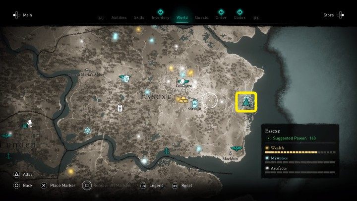 In the place shown on the picture above, you will meet a woman who is called "old maid" by her children - Assassins Creed Valhalla: Take Me a Husband - walkthrough - Essexe - Assassins Creed Valhalla Guide