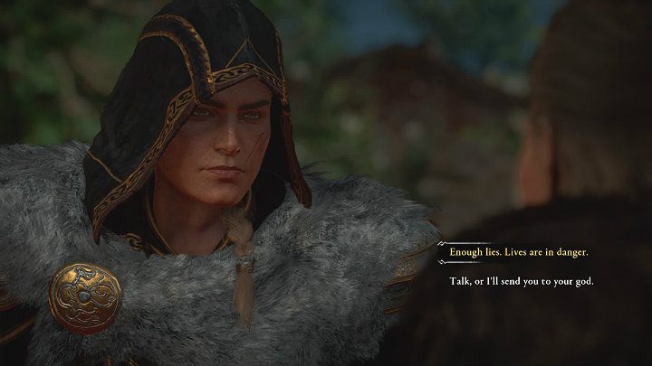 Go back to the Bishop's sister and talk to her again to inform her that you have discovered the truth about her brother - Assassins Creed Valhalla: Impaling the Seax - guide - Wincestre - Assassins Creed Valhalla Guide