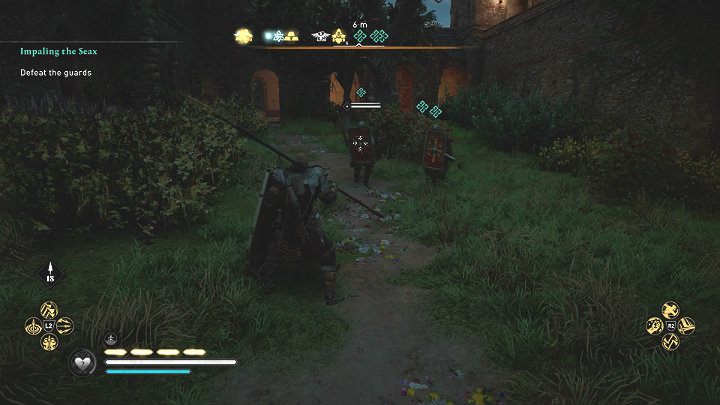 After the truth comes to light, Harriet will run to the crypt, and guards will enter the cemetery - Assassins Creed Valhalla: Impaling the Seax - guide - Wincestre - Assassins Creed Valhalla Guide
