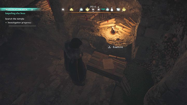 The first one is a letter, which you will find on a wooden box - Assassins Creed Valhalla: Impaling the Seax - guide - Wincestre - Assassins Creed Valhalla Guide