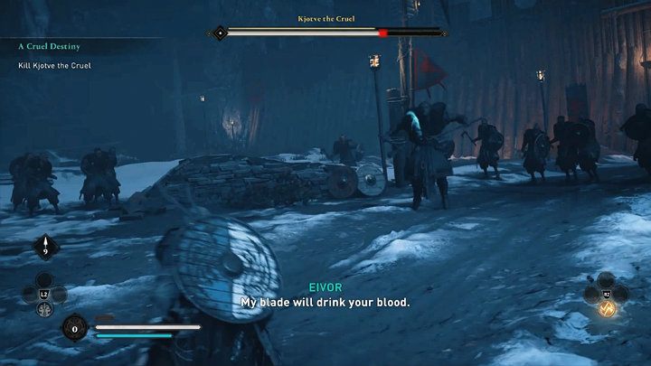 When Kjotve loses about 1/4 of his health, he will go for his weapons: two one-handed axes - Assassins Creed Valhalla: Kjotve the Cruel - boss, how to defeat? - Bosses - Assassins Creed Valhalla Guide