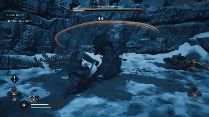 The fight moves to another area – you will have much less room for maneuvering - Assassins Creed Valhalla: Kjotve the Cruel - boss, how to defeat? - Bosses - Assassins Creed Valhalla Guide