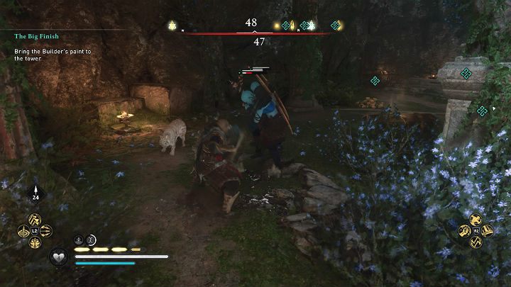 Force the red door and go to the next cave - Assassins Creed Valhalla: The Big Finish - walkthrough, description - Asgard - Assassins Creed Valhalla Guide