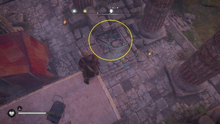 It is a simple task, jump on the roof and get a vase - Assassins Creed Valhalla: Roman artifact - Ledecestrescire secrets, locations - Ledecestrescire - Assassins Creed Valhalla Guide