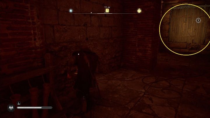 In the tunnel you will see a wooden door - Assassins Creed Valhalla: Abilities - Ledecestresscire secrets, locations - Ledecestrescire - Assassins Creed Valhalla Guide