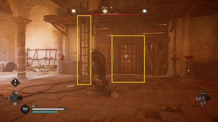 You will see a closed door, which the character will not be able to open - Assassins Creed Valhalla: Gear - Ledecestrescire secrets, locations - Ledecestrescire - Assassins Creed Valhalla Guide