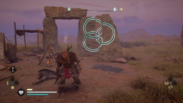 In this part of the map you will find one set of stones - Assassins Creed Valhalla: Ledecestrescire map - England - Assassins Creed Valhalla Guide