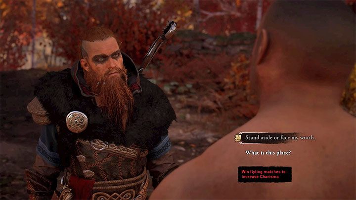 Charisma related dialog options may appear in some conversations with NPCs - Assassins Creed Valhalla: Charisma - how to/why increase it? - Eivor - Assassins Creed Valhalla Guide